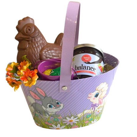 Corbeille de Pâques Poule et tartinade